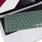 EooCoo Premium Keyboard Cover Skin Ultra Thin Protector Compatible With 2025-2021 MacBook Pro 14 16 M4 M3 M2 M1 Pro Max Chip, MacBook Air 15 13.6 M3 M2 Chip, Midnight Green,