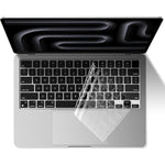 EooCoo Premium Keyboard Cover Skin Ultra Thin Protector Compatible With 2025-2021 MacBook Pro 14 16 M4 M3 M2 M1 Pro Max Chip, MacBook Air 15 13.6 M3 M2 Chip, Clear,