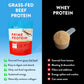 Equip Foods Prime Protein Powder, Clean Grass-Fed Beef Protein Isolate, Vanilla Flavor, Carnivore & Paleo-Friendly, 30 Servings