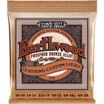 Ernie Ball Earthwood 12-String Custom Light Phosphor Bronze Acoustic Guitar Strings, 10-48 Gauge (P02152),