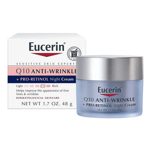 Eucerin Q10 Anti-Wrinkle + Pro-Retinol Night Cream 48g