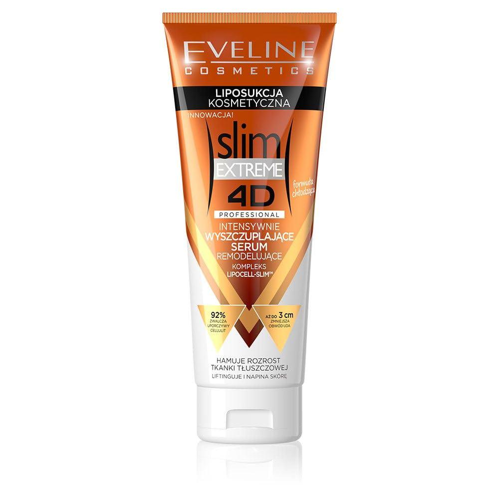 Eveline Slim Extreme 4D Liposuction Body Serum, 8.80 Fluid Ounce,