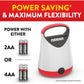 Eveready LED Camping Lantern X-250 (2-Pack), Super Bright Tent Lights, Rugged Water Resistant LED Lanterns, 100 Hour Run-time (Batteries Included), Red And Black,039800144720