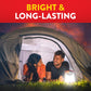 Eveready LED Camping Lantern X-250 (2-Pack), Super Bright Tent Lights, Rugged Water Resistant LED Lanterns, 100 Hour Run-time (Batteries Included), Red And Black,039800144720