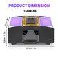 Feierya Automatic Card Shuffler 2 Deck Battery Operated Poker Uno Game Shuffler for Travel and Home Use