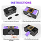 Feierya Automatic Card Shuffler 2 Deck Battery Operated Poker Uno Game Shuffler for Travel and Home Use