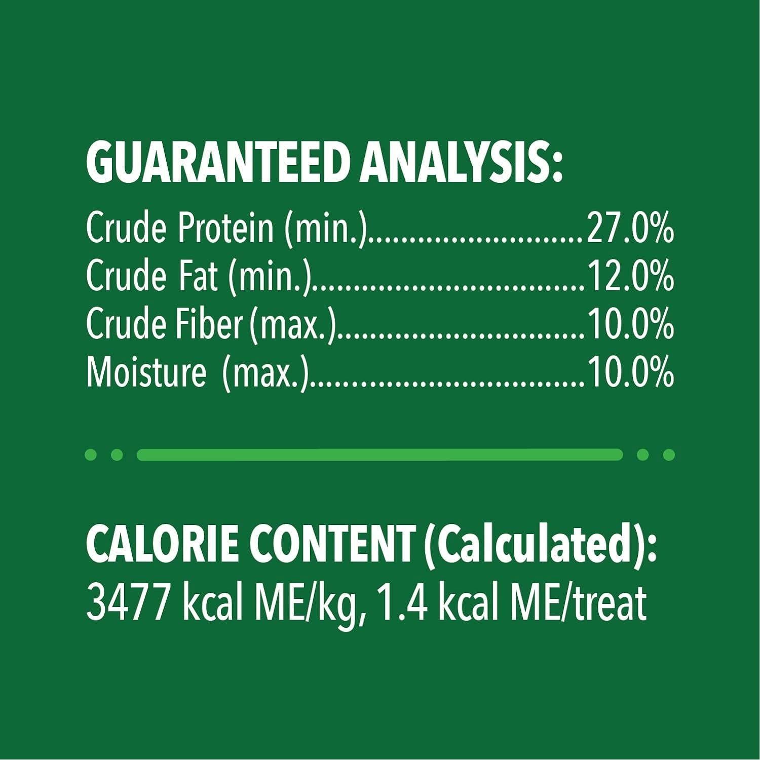 FELINE GREENIES Adult Dental Cat Treats, Savory Salmon Flavor, 9.75 Oz. Tub,