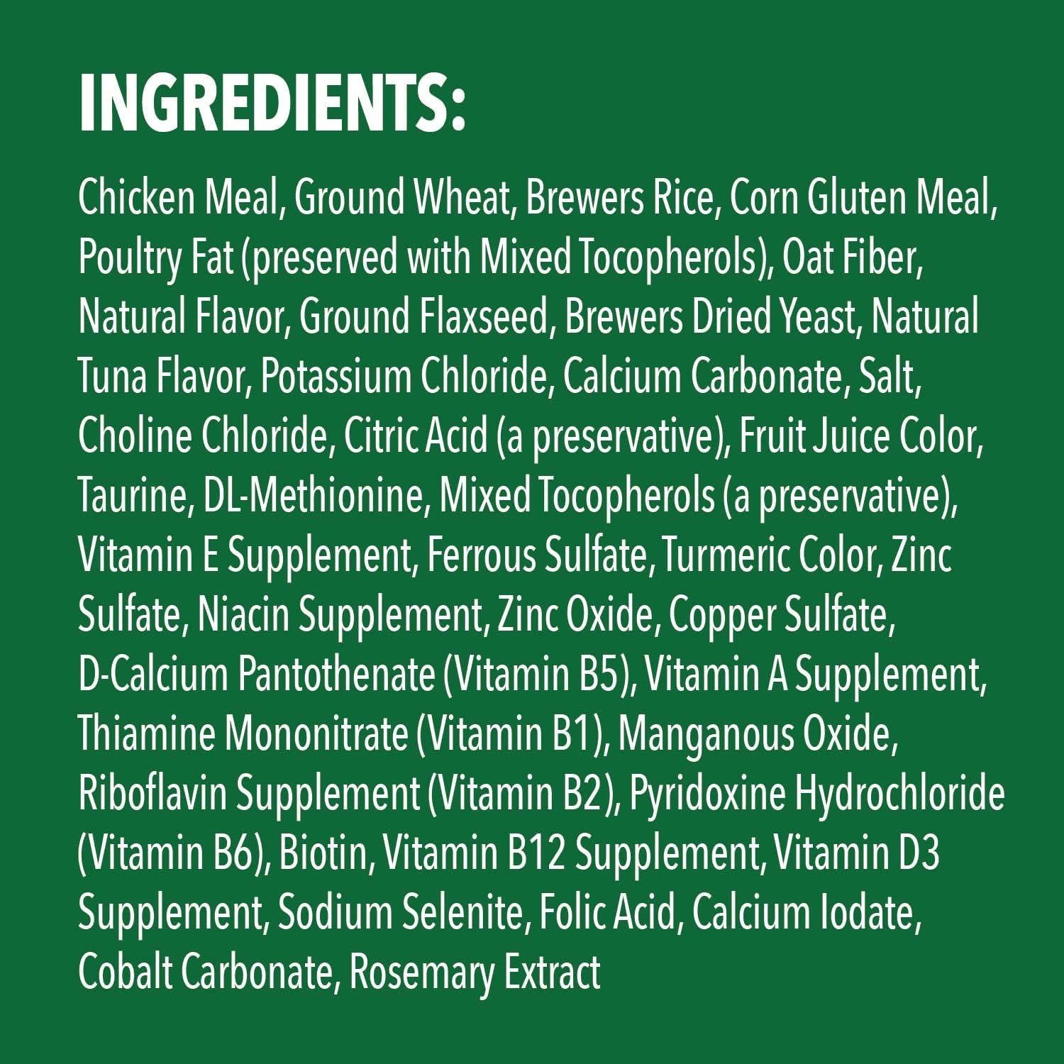FELINE GREENIES Adult Dental Cat Treats, Tempting Tuna Flavor, 9.75 Oz. Tub,
