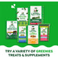 FELINE GREENIES Adult Dental Cat Treats, Savory Salmon Flavor, 9.75 Oz. Tub,