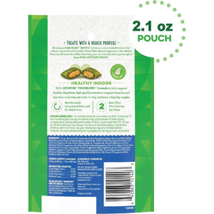 FELINE GREENIES SMARTBITES HEALTHY INDOOR Natural Treats For Cats, Tuna Flavor, 2.1 Oz. Pouch,
