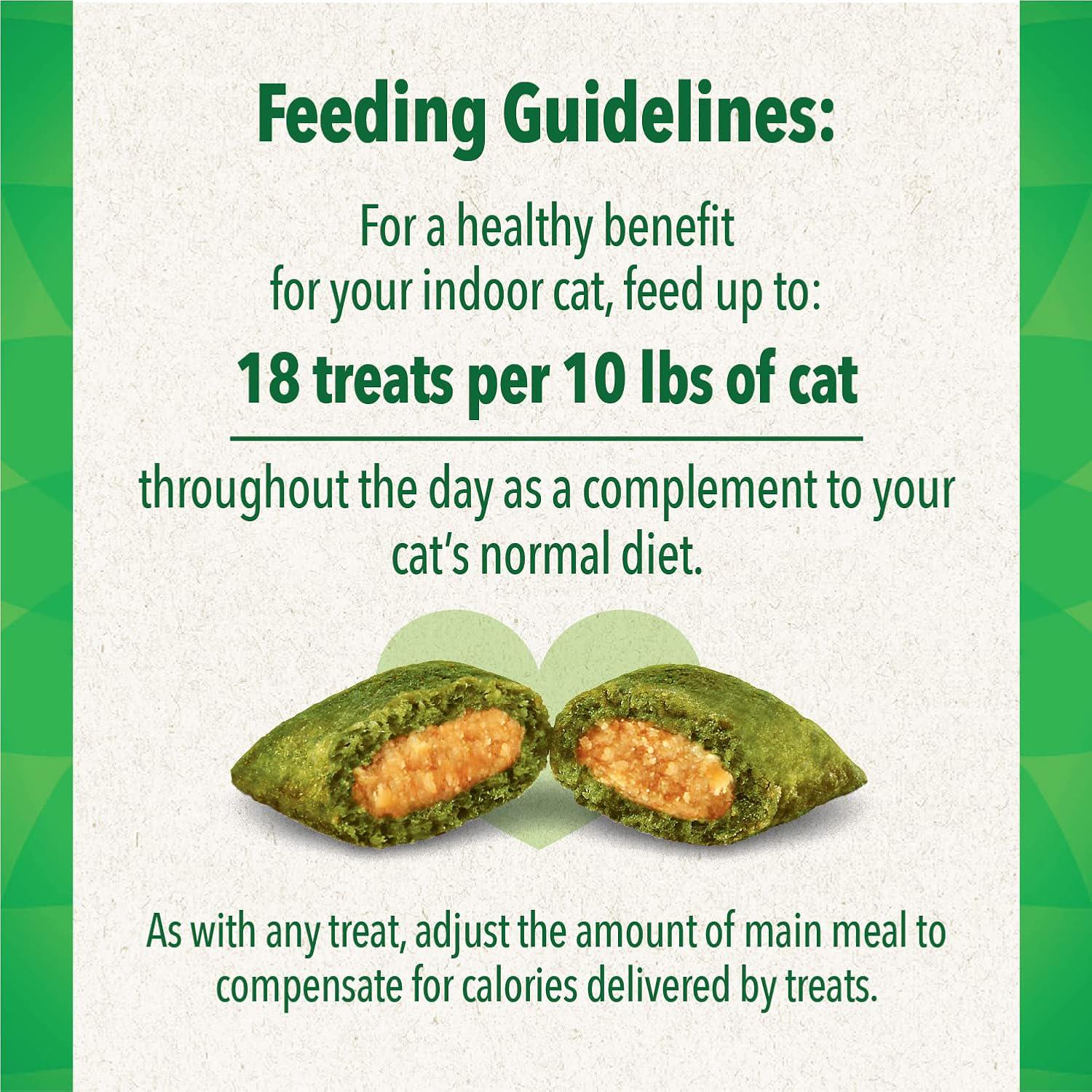 FELINE GREENIES SMARTBITES HEALTHY INDOOR Natural Treats For Cats, Tuna Flavor, 2.1 Oz. Pouch,