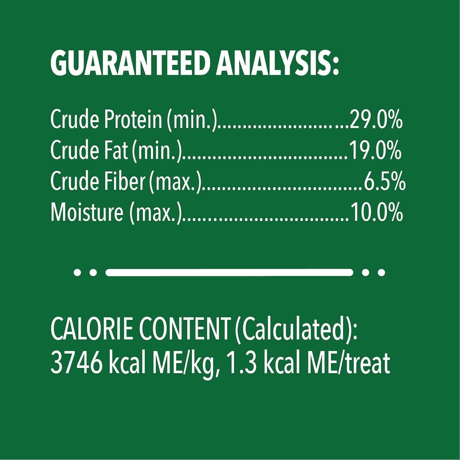FELINE GREENIES SMARTBITES HEALTHY INDOOR Natural Treats For Cats, Chicken Flavor, 4.6 Oz. Pouch,