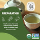 FGO Organic Japanese Matcha Green Tea, 100 Count Eco-Conscious Tea Bags, Resealable Bag (Packaging May Vary), Pack of 1