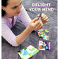 Foldology Origami Puzzle Game with 100 Paper Folding Challenges Brain Teaser Gift for Ages 10 and Up