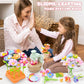DIY Fabric Flower Bouquet Craft Kit, Build & Decorate Flower Set for Girls Ages 4–8, Gift Idea