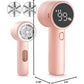 Peiyuu Fabric Shaver, Lint Remover Rechargeable, Electric Portable Sweater Defuzzer With 3 Speeds, 6 Leaf Blades, Digital LED Display To Remove Pilling For Clothes, Furniture, Sweater, Couch, Blanket