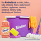 Fabuloso Fabuloso Multi-Purpose Cleaner, 2X Concentrated Formula, Floor Cleaner, Peach Scent, 56 Fl Oz