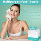 Ditoi Face Towels, 10 ×12 Disposable Face Towel, Face Towelettes XL, Ultra Soft Makeup Remover Dry Wipes, Thick Face Towel For Cleansing,100 Count (2 Pack)