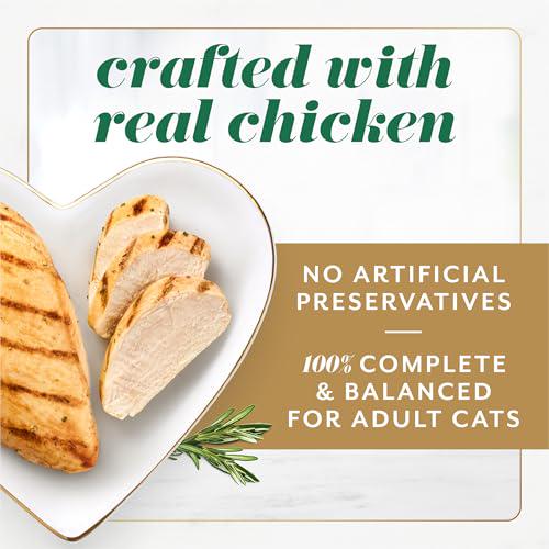 Fancy Feast Gems Cat Mousse, 8 Ct, 4 oz Boxes, Chicken in Halo Gravy, Gourmet Soft Wet Cat Food