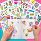 Fashion Angels 1000 Cute Stickers Book for Kids Crafts Planners Scrapbooks 40 Pages Ages 6 Plus