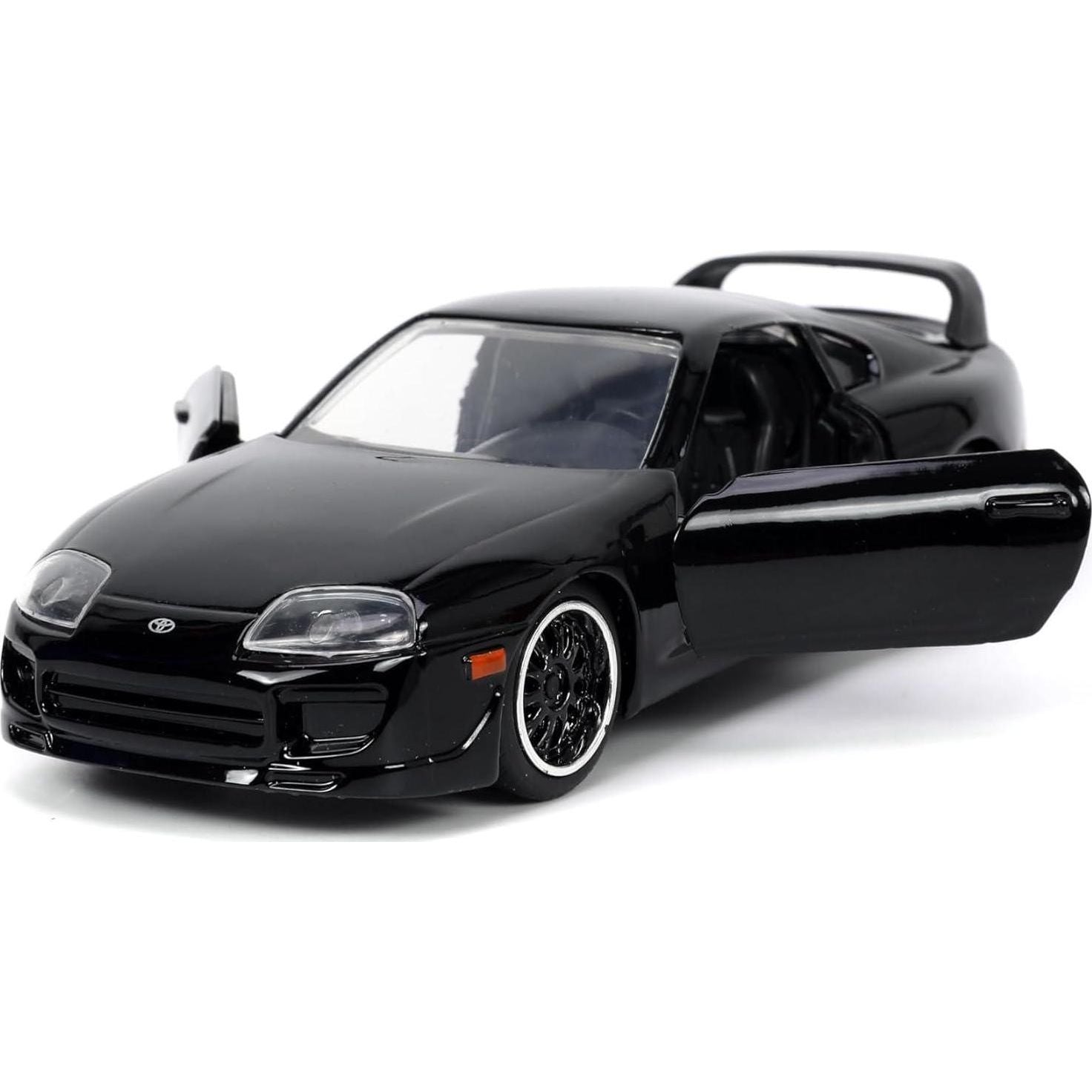 Fast And Furious 1:32 1995 Toyota Supra Die-Cast Car, Toys For Kids And Adults(Black),