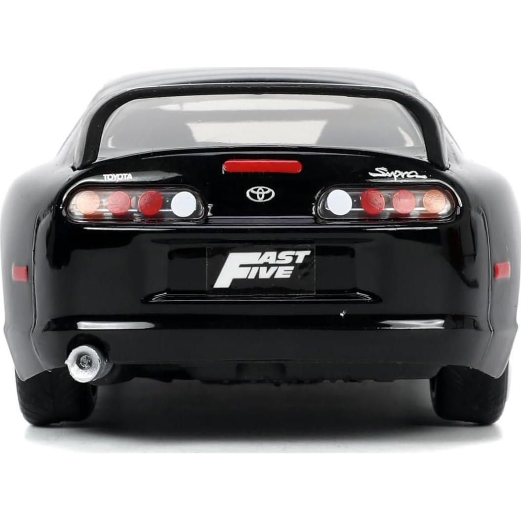 Fast And Furious 1:32 1995 Toyota Supra Die-Cast Car, Toys For Kids And Adults(Black),