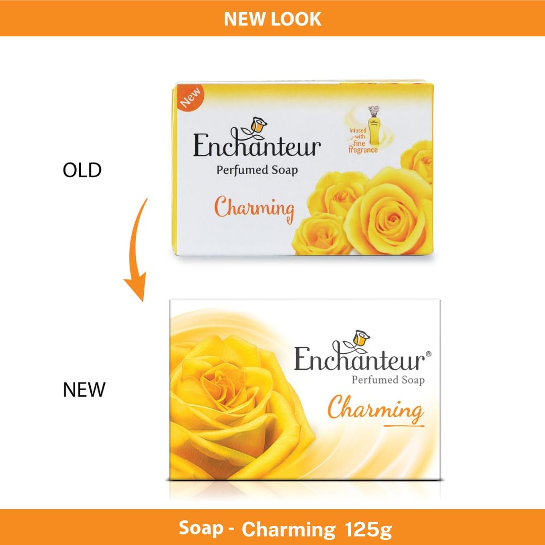 Enchanteur Charming Perfumed Bar Soap 125g,6921340900567,