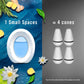 Febreze Febreze Small Spaces Air Freshener, Odor-Fighting, Plug In Alternative, Air Fresheners For Home And Bathroom And Kitchen, Ocean Scent, 4 Count (Pack Of 1)