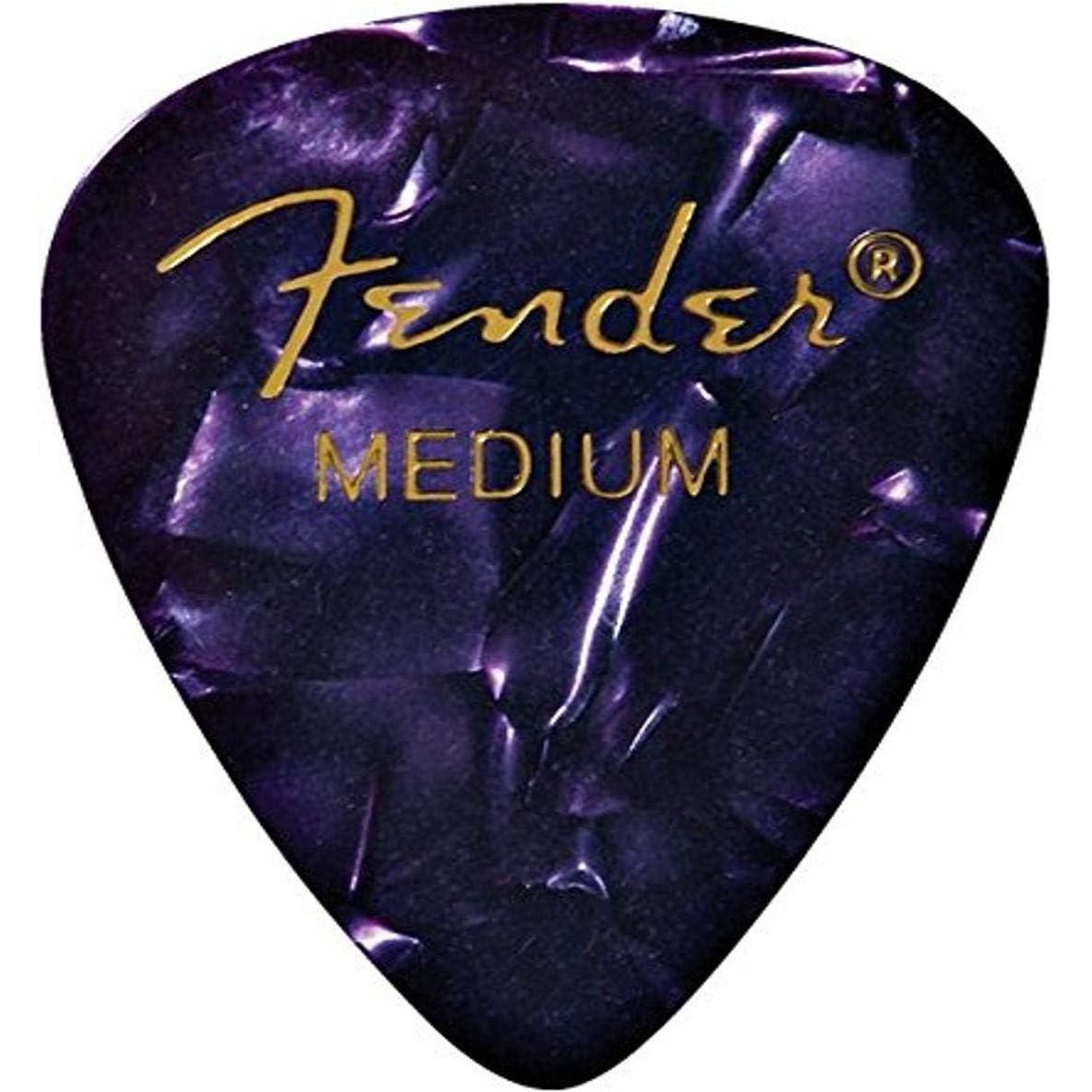 Fender Premium Celluloid Guitar Picks 351 Shape, Guitar Accessories, Purple Moto, Medium, 144-Pack,