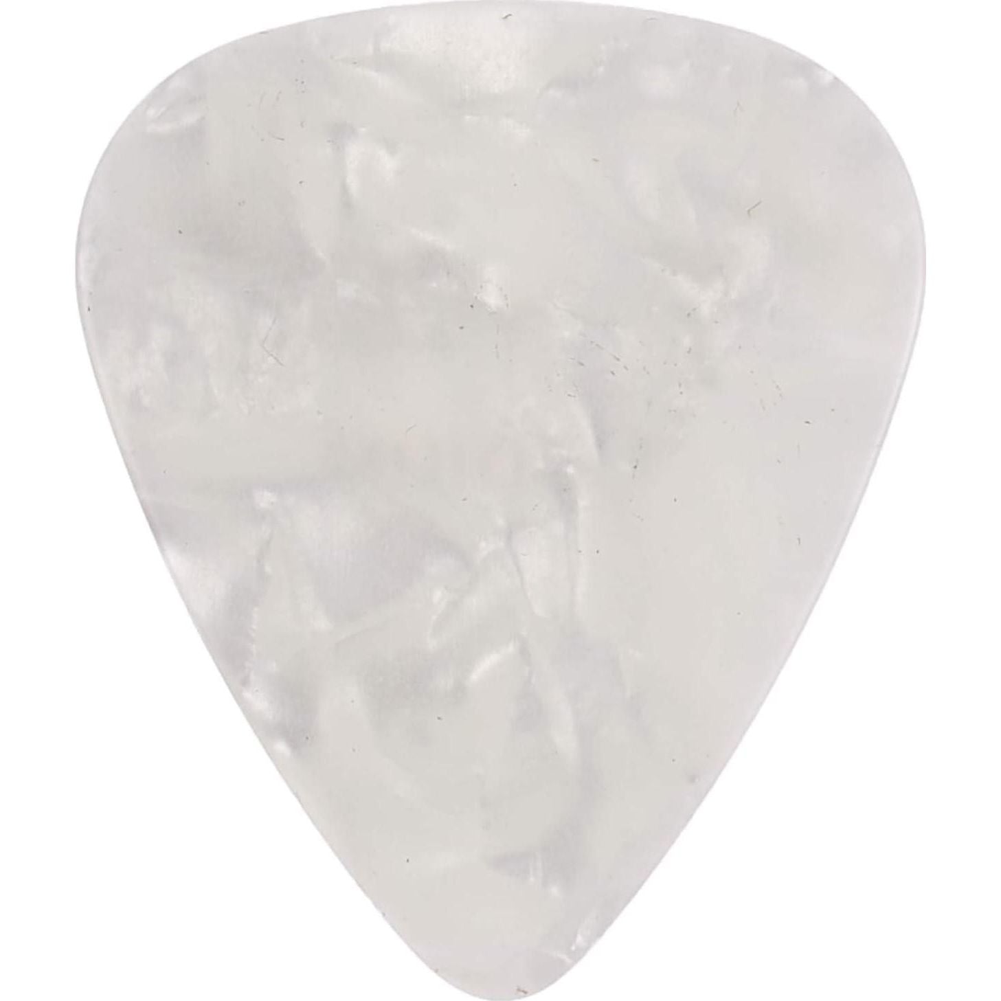 Fender Premium Celluloid Guitar Picks 351 Shape, Guitar Accessories, White Moto, Medium, 144-Pack,