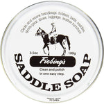 Fiebing's White Saddle Soap For Leather (3.5 Oz Tin) - Leather Cleaner And Conditioner To Soften And Protect Leathercraft, Car Seat, Couch, Shoe And Saddles,