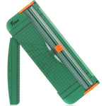 Firbon Green A4 Paper Cutter 12 Inch Titanium Straight Paper Trimmer With Side Ruler For Scrapbooking Craft, Paper, Coupon, Label, Cardstock,
