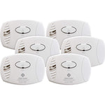 First Alert CO400 Carbon Monoxide Detector, Battery Operated, 6-Pack , White,029054015716