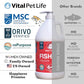 Fish Oil for Dogs 64 oz Salmon and Pollock Supplement Omega 3 EPA DHA for Itchy Skin and Heart Health