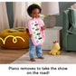 Fisher Price Glow and Grow Piano Gym Pink Kick and Play Baby Playmat with Music and Developmental Toys for Newborns