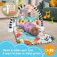Fisher-Price Glow and Grow Kick and Play Piano Gym Blue Music Mat Playmat for Newborns 0+ Months