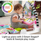Fisher Price Glow and Grow Piano Gym Pink Kick and Play Baby Playmat with Music and Developmental Toys for Newborns
