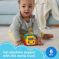 Fisher-Price Poppity Pop Dump Truck, Baby Push Toy with Music, Ages 6 Months & Up