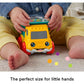 Fisher-Price Poppity Pop Dump Truck, Baby Push Toy with Music, Ages 6 Months & Up