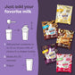 FlavCity All-In-One Protein Smoothie Powder, Variety Pack (5 Single Serve Packets), 100% Grass-Fed Whey Protein, 25g Protein, 10g Collagen, Gluten-Free, Pre & Post Workout Drink
