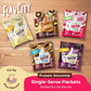 FlavCity All-In-One Protein Smoothie Powder, Variety Pack (5 Single Serve Packets), 100% Grass-Fed Whey Protein, 25g Protein, 10g Collagen, Gluten-Free, Pre & Post Workout Drink