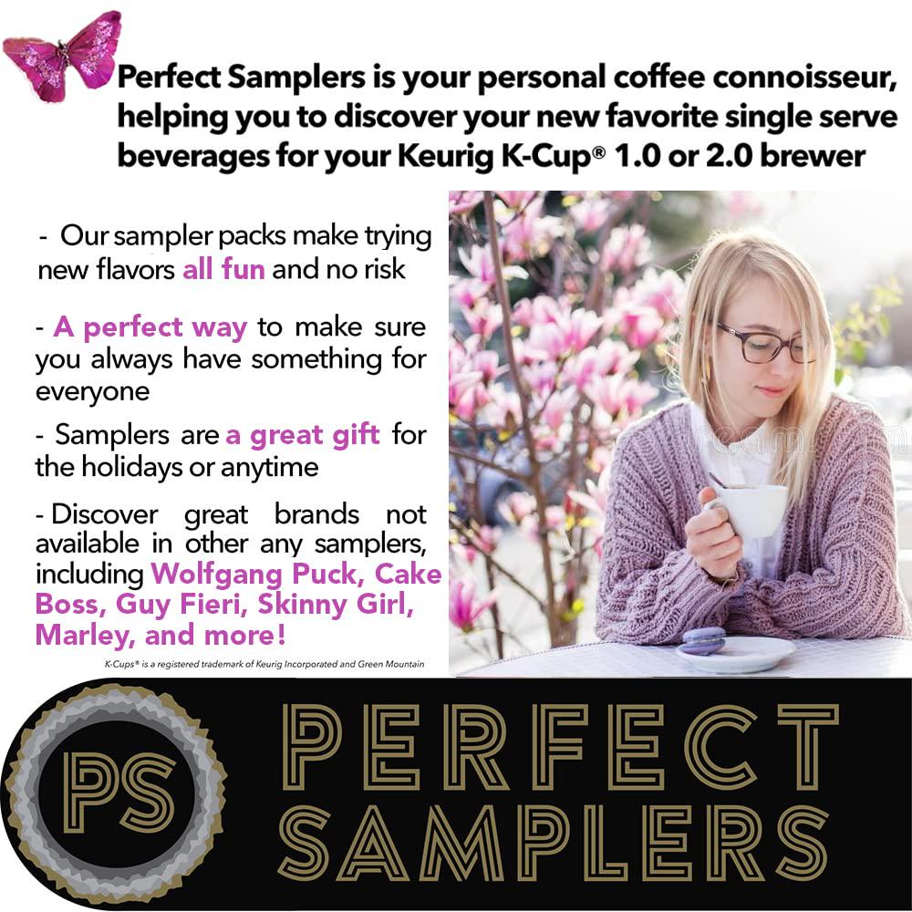 Crazy Cups Flavored Coffee Pods Variety Pack For Keurig K Cups Brewers, Assorted Flavored Coffee Sampler, 40 Count