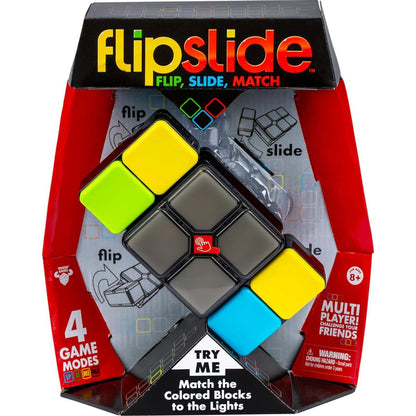 Flipslide Game Handheld Puzzle Game Match Colors Beat the Clock Ages 8+ Includes Batteries