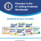 Florastor Probiotics for Digestive & Immune Health, 100 Capsules, Helps Balance Gut Bacteria with Unique Saccharomyces Boulardii Strain