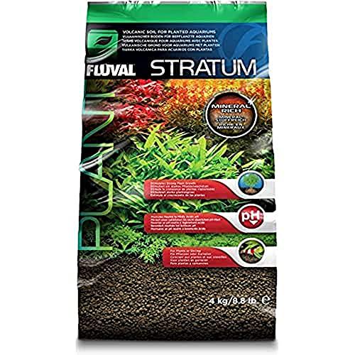 Fluval Stratum Aquarium Substrate for Freshwater Plant and Shrimp Tanks 8.8 lb Bag