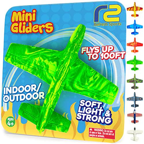 Foam Glider Airplanes for Kids Ages 4 10 Birthday Gifts Party Favors Outdoor Toys
