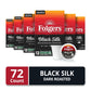 Folgers Folgers Black Silk Dark Roast Coffee, 72 Keurig K-Cup Pods