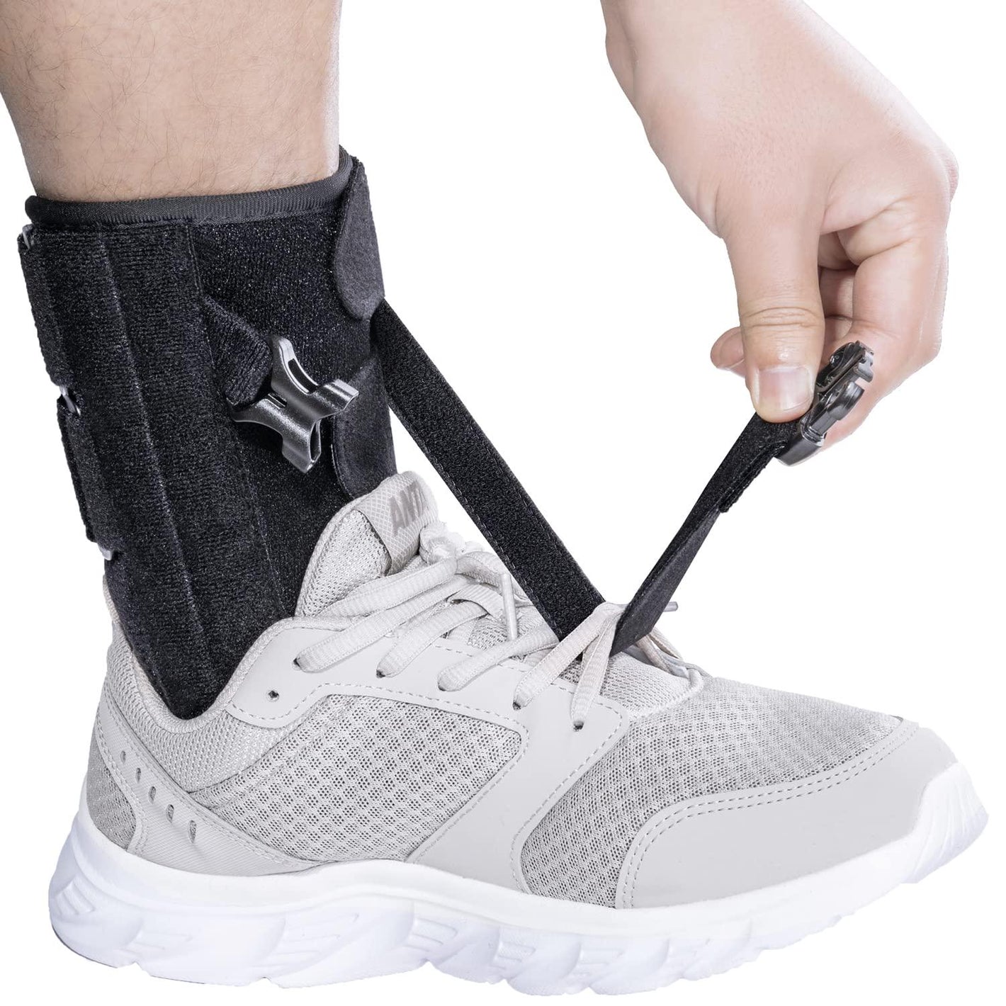 Foot Drop Brace For Walking Lifting Shoes, Drop Foot AFO Brace Help Raise Shoes, Foot Up Splint For Ankle, Improved Walking Gait, Prevent Falls And Injuries, For Left And Right Foot,Fits Women And Men,