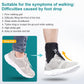 Foot Drop Brace For Walking Lifting Shoes, Drop Foot AFO Brace Help Raise Shoes, Foot Up Splint For Ankle, Improved Walking Gait, Prevent Falls And Injuries, For Left And Right Foot,Fits Women And Men,