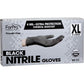 ForPro Professional Collection ForPro Professional Collection Disposable Nitrile Gloves, Chemical Resistant, Powder-Free, Latex-Free, Non-Sterile, Food Safe, 4 Mil, Black, X-Large, 100-Count